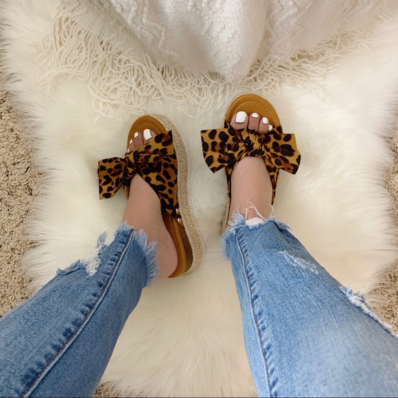 NEW Sami Platform Slip-Ons- in Leopard - Picture 4 of 7